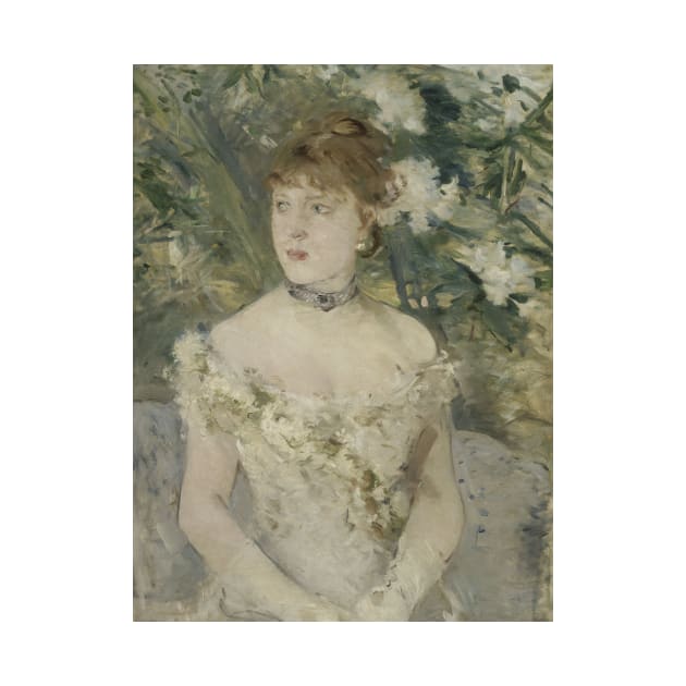 Young Girl in a Ball Gown by Berthe Morisot by Classic Art Stall