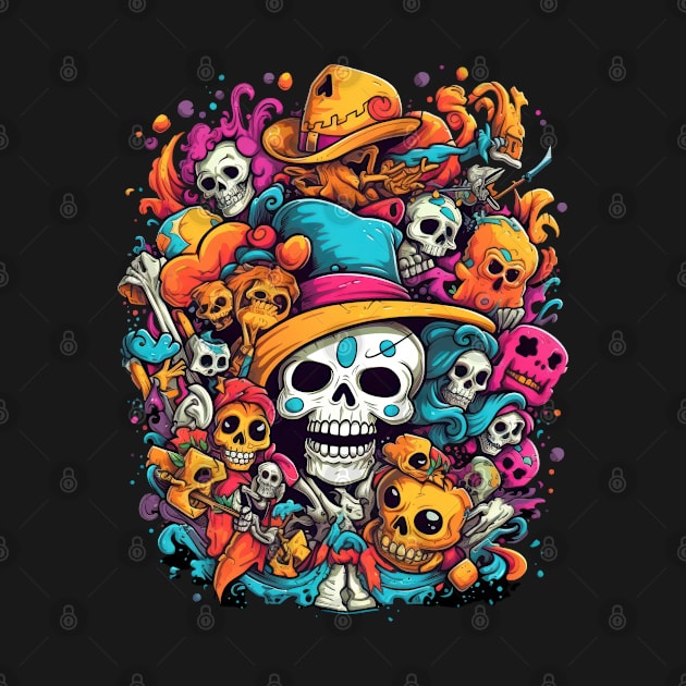 Exploring the vibrant streets of Mexico City during Dia de los Muertos by Pixel Poetry