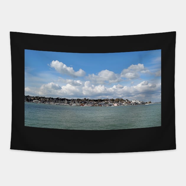 East Cowes Esplanade, Isle of Wight landscape Tapestry by fantastic-designs