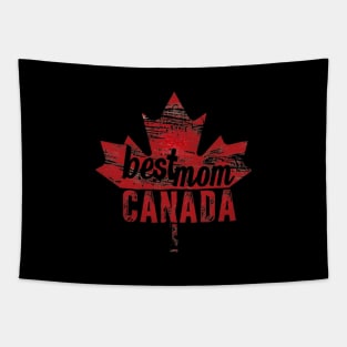 Best Mom From CANADA, mothers day gift ideas,  maple leaf Tapestry