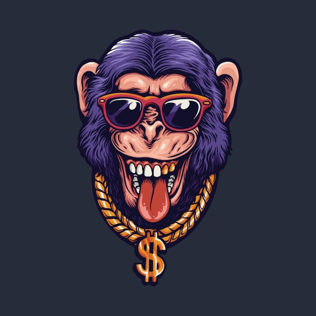 Rich crazy Monkey by spacemedia