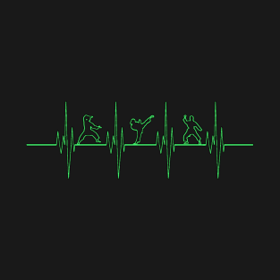 Heart Beats For Martial Arts T-Shirt