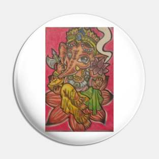 Ganesha Love Pin