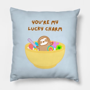 You’re My Lucky Charm Cereal Sloth Pillow