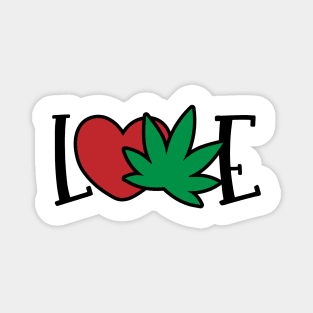 Love Weed Magnet