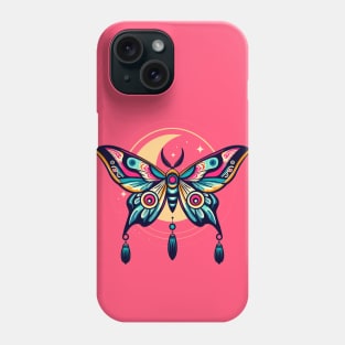 Chinese Moon Moth Phone Case