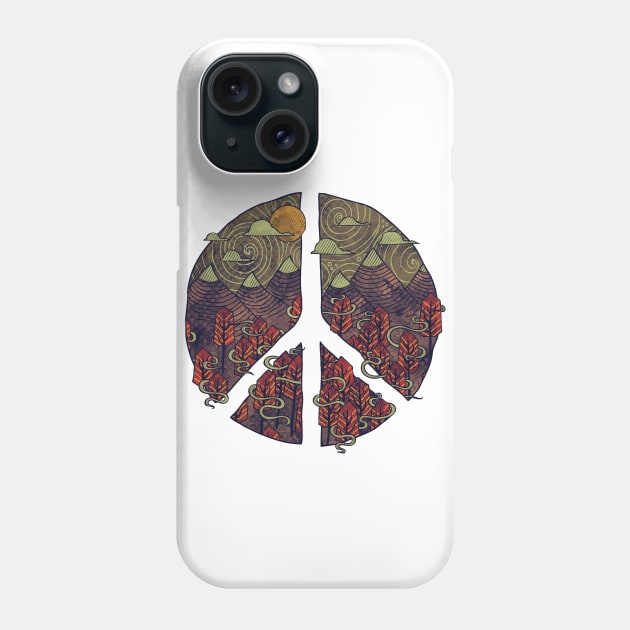 Peaceful Landscape Phone Case by againstbound