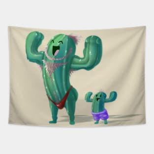 cactus family Tapestry