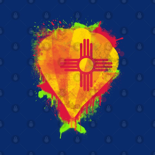 New Mexico Flag Souvenir by Anoncactusart