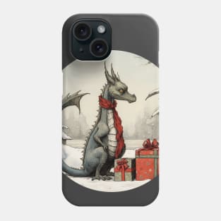 Gothic Yule Dragon Phone Case