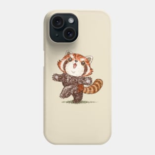 Dancing red panda Phone Case