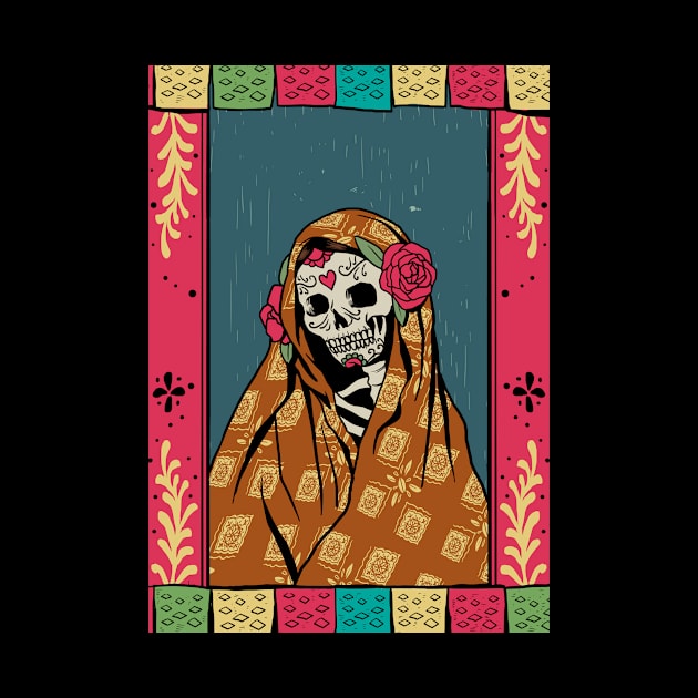 Day Of The Dead - The Virgin by MCAL Tees