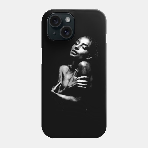 Sade Adu Phone Case by Riso Art