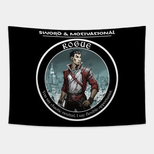 Sword and Motivational - Rogue Dark Tapestry