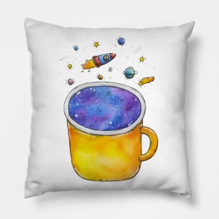 Morning Space Coffee Pillow