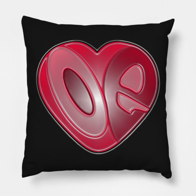 love Pillow by bobgoodallart