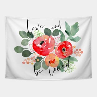 Be loved florals Tapestry