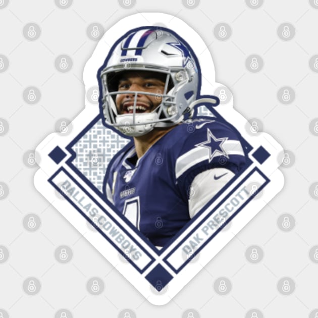 Dak Prescott - Dallas Cowboys Sticker for Sale by On Target Sports