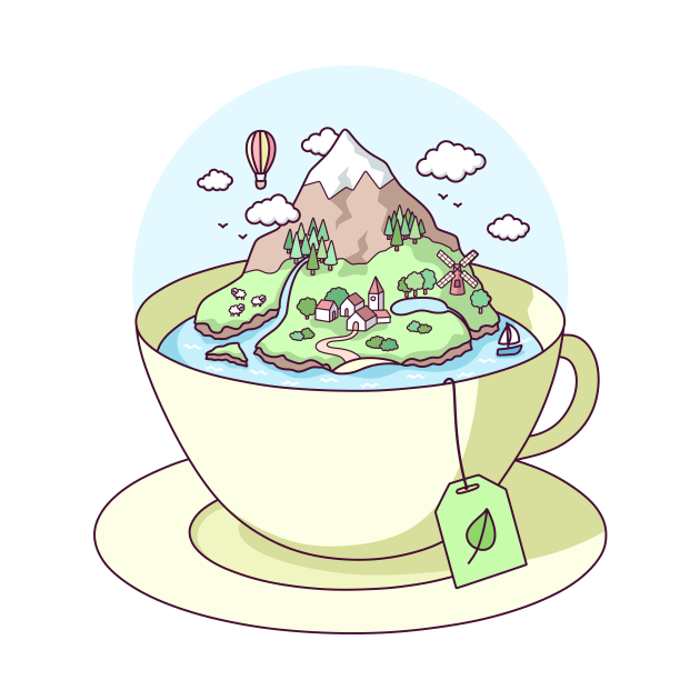 Tea Island by sombrasblancas