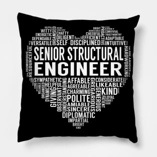 Senior Structural Engineer Heart Pillow