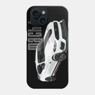 MACH1 MUSTANG GT OXFORD WHITE Phone Case