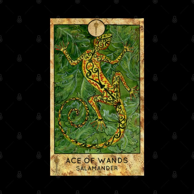 Ace of Wands Tarot by Pixel Poetry