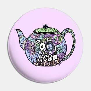 Pot Head Tea Pot Pin