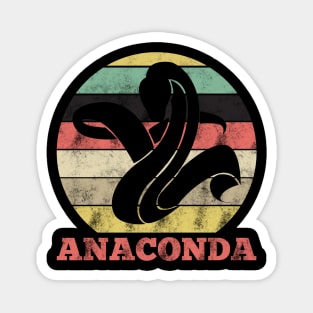 Retro Anaconda Magnet