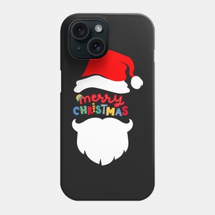 Funny Santa Beard Costume - White Fake Beard Christmas - Santa Claus Beard Costume - Merry Christmas Everyone Santa Phone Case