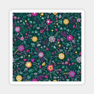 Floral Greens Magnet