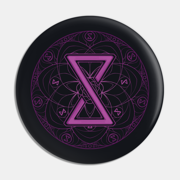 Signs Mandala Yrden The Witcher 3 Pin Teepublic De