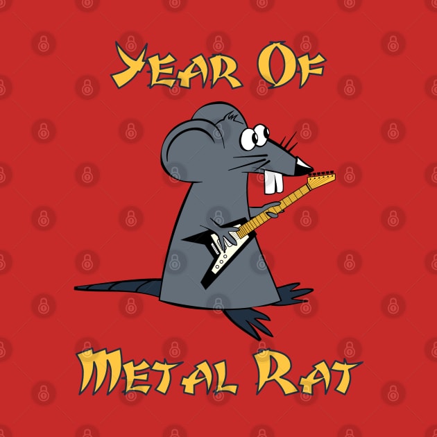 Year Of The Rat (Metal) 2020 Chinese New Year by Mindseye222