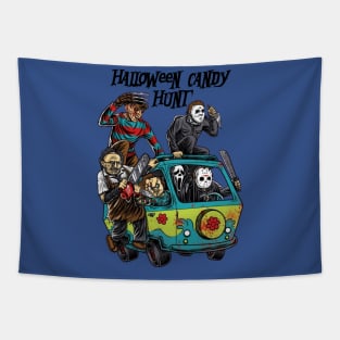 hallowen candy hunt Tapestry