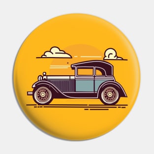 Old classic car Pin