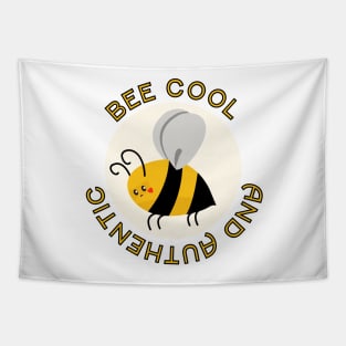 Bee cool and authentic Tapestry