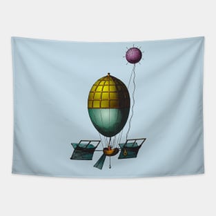 Two Coloured Flying Machine Tapestry