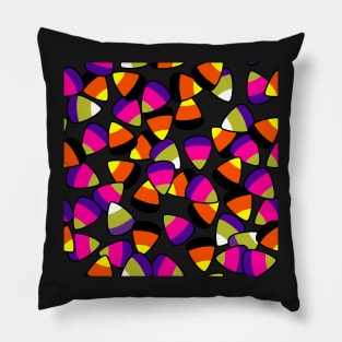 Spoopy Candy Corn Tile 3 Pillow