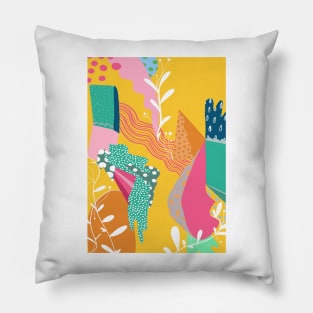 Colourful Abstract Art Pillow