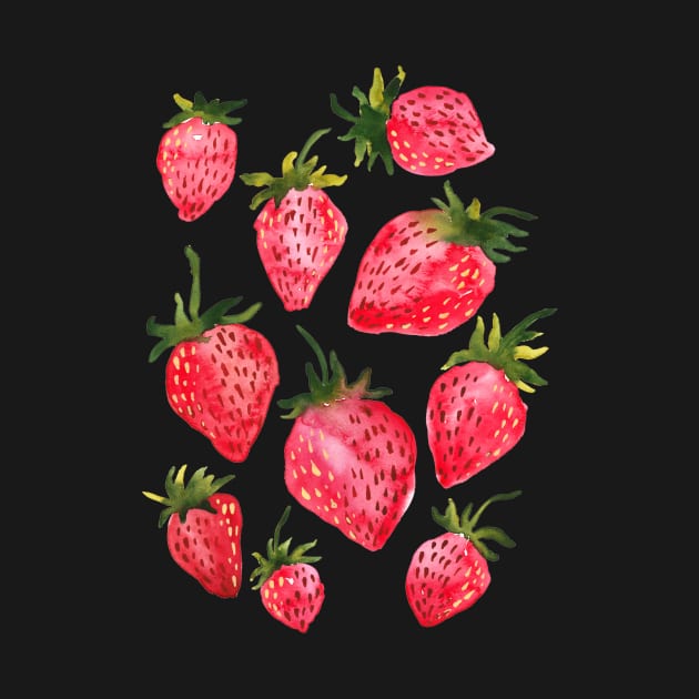 Strawberries by foxeyedaisy