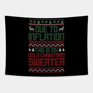 Funny Christmas Sweater Gift Ugly Tapestry