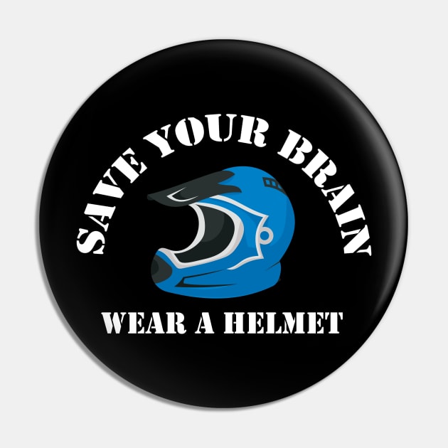 Wear A Helmet Pin by TriHarder12