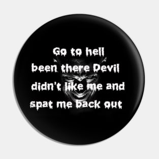 Go to Hell Pin