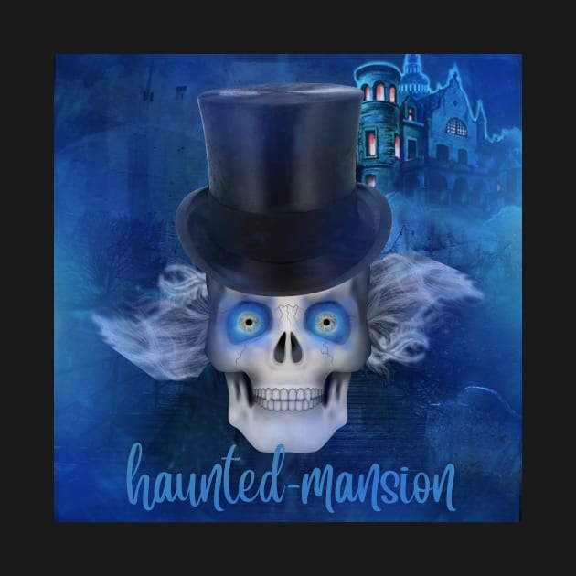 Haunted Mansion hat skull by LAMCREART