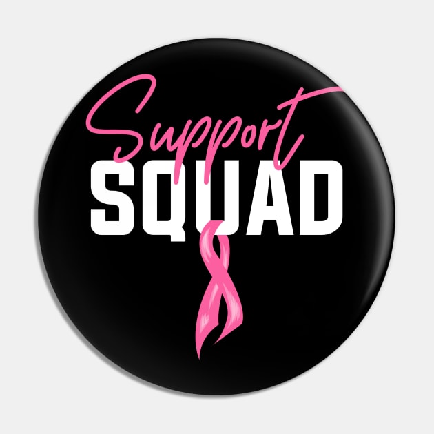 Breast Cancer Support Pin by TheBestHumorApparel