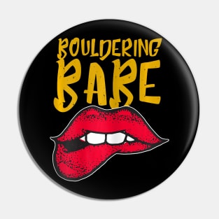 Bouldering babe Pin