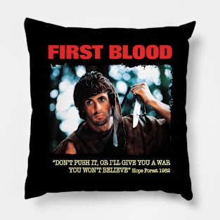 John Rambo First Blood Pillow