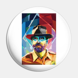 Pop Art Portrait Chief Hopper Pin