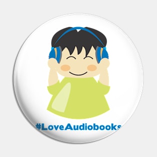 #LoveAudiobooks Boy 2 Pin