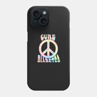 Cure Diabetes TieDye Phone Case