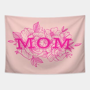 Mom Floral Tapestry